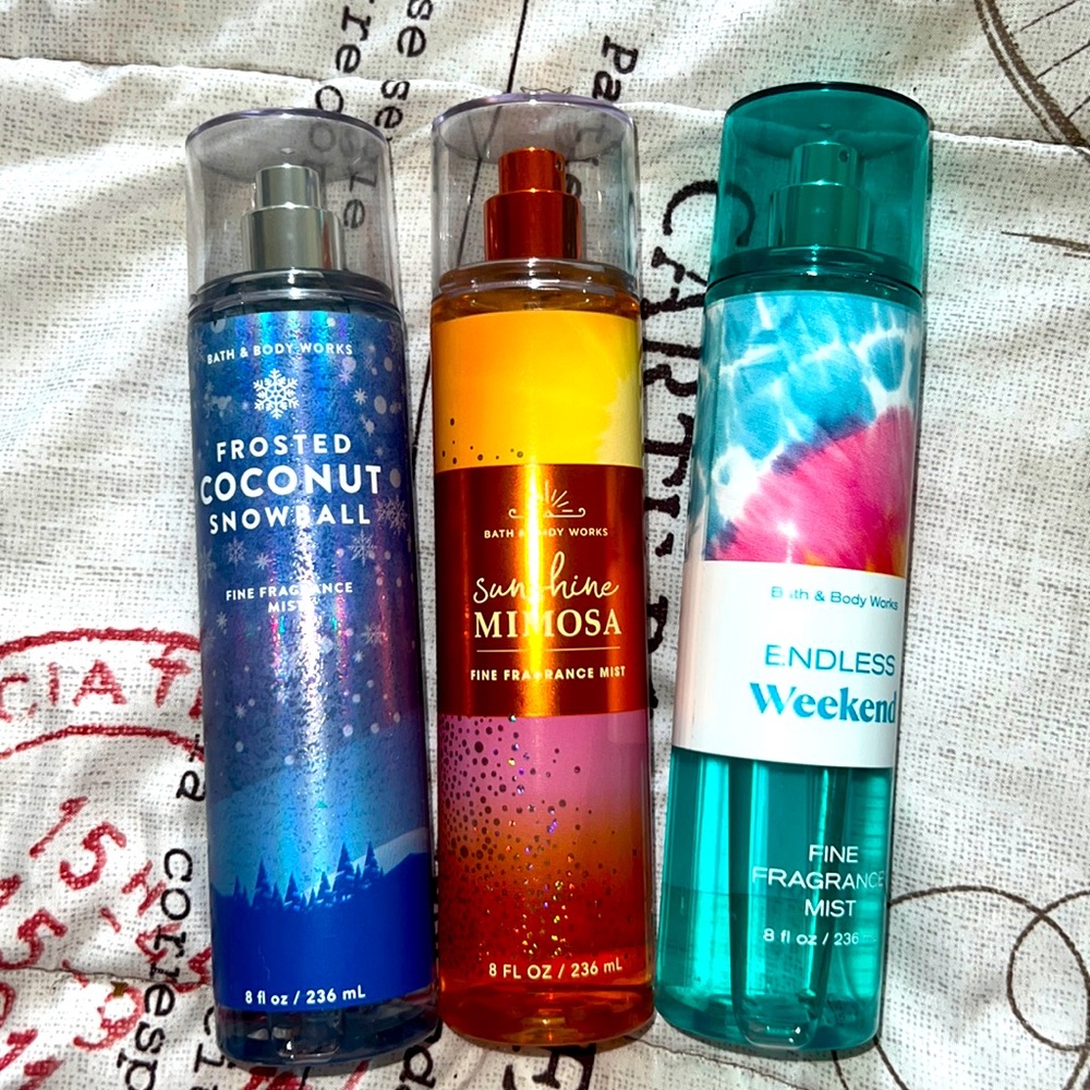 Bath and body works fragrances bundle